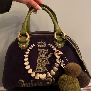 Juicy Royal Bowler Bag💙💚